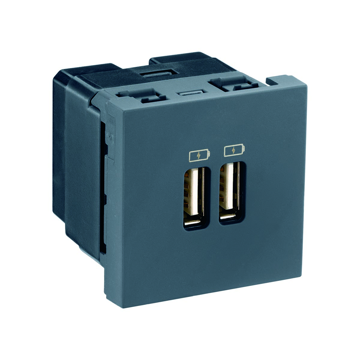 USB Charger 2M (3A - Type A) (Cool Grey)