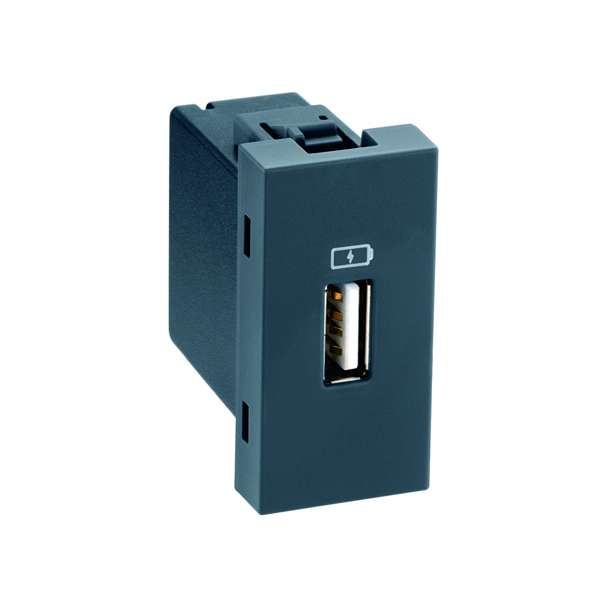 USB Charger 1M (1.5A Type A) 1-port (Cool Grey)